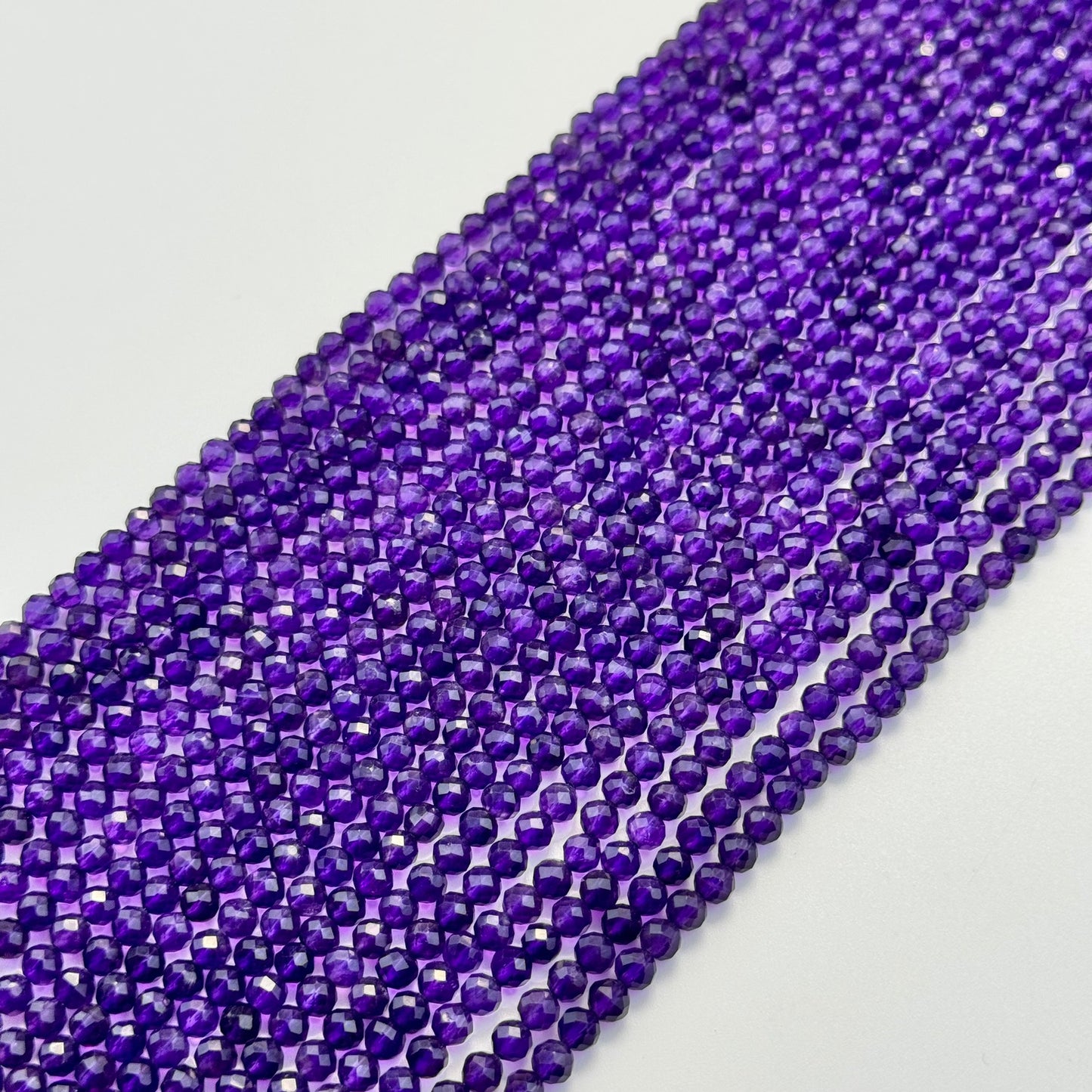 Amethyst Faceted Round Beads image 3