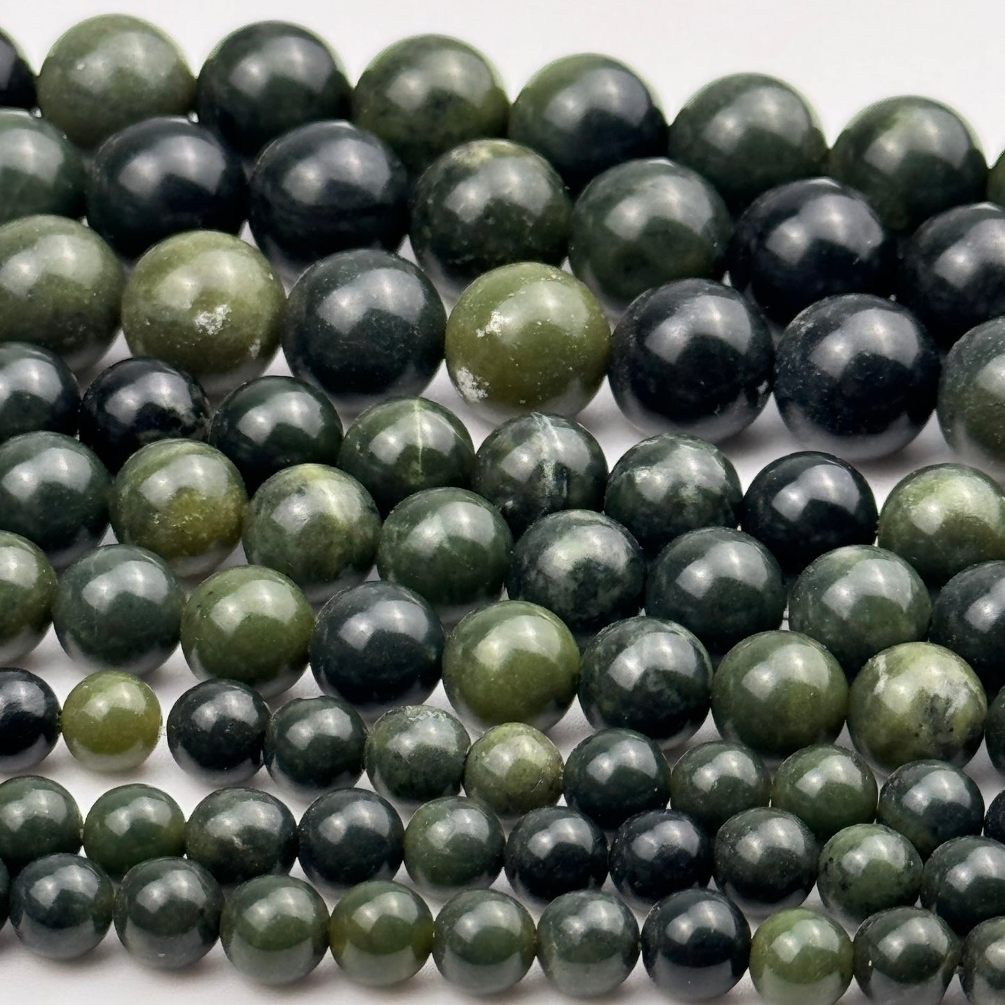 BC Jade Polished Round Beads image 2