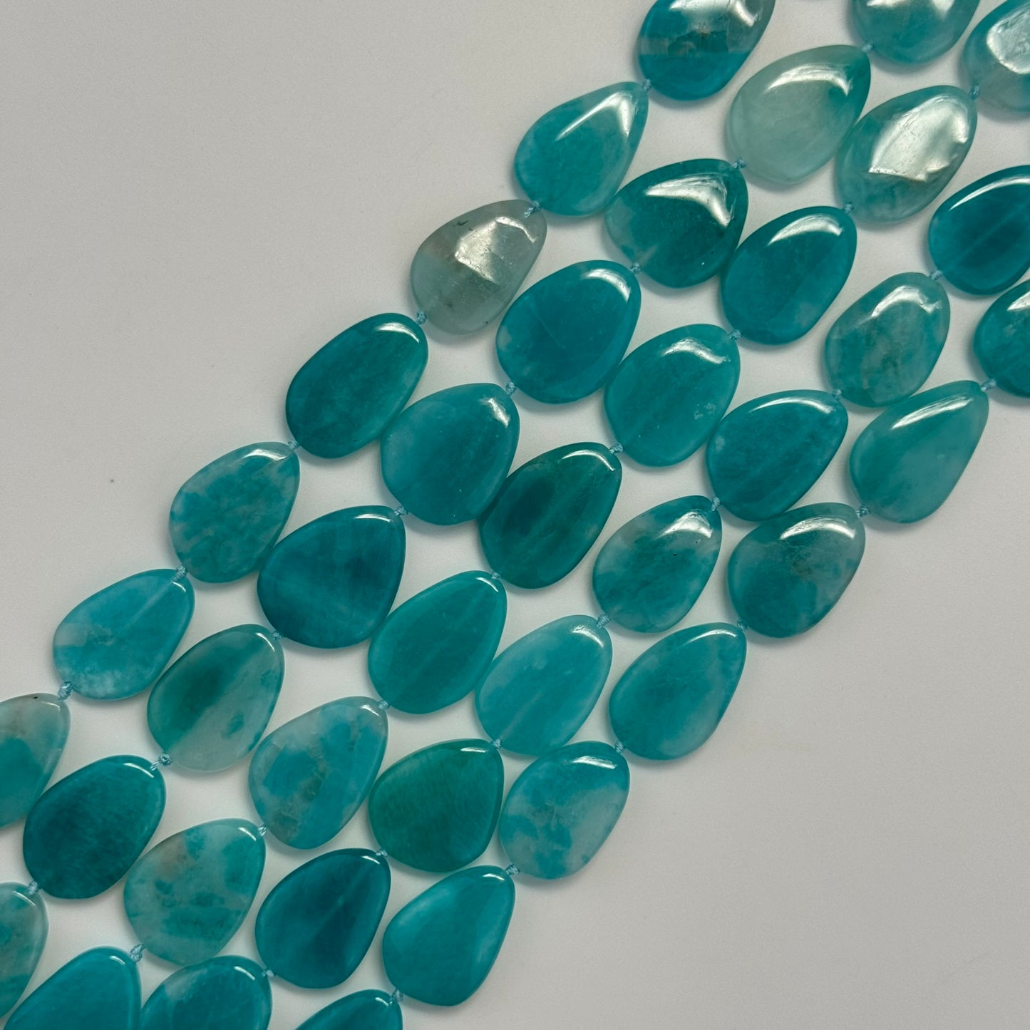 Amazonite Freeform Gemstone Beads - AA Quality image 7