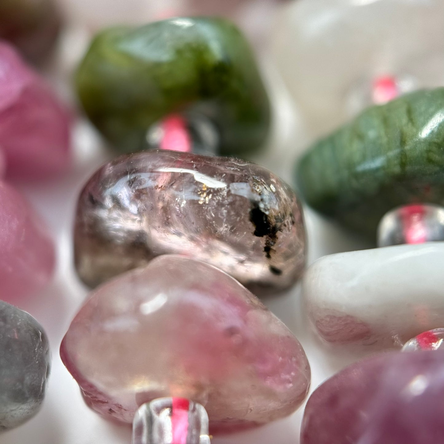 Mixed Tourmaline Polished Blade Beads image 2