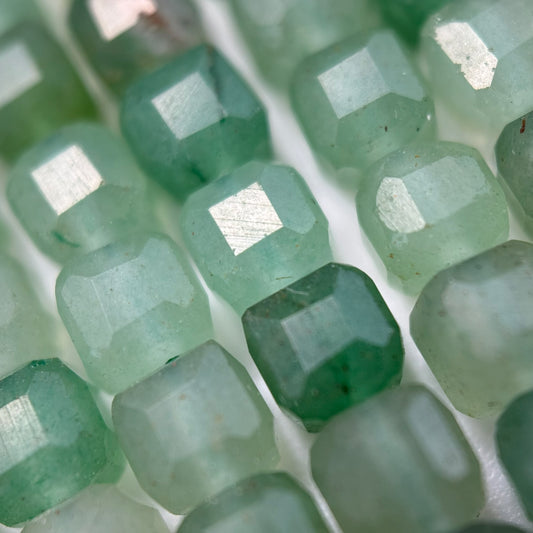 Aventurine Quartz Square Beads