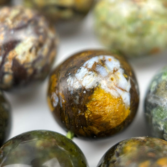 Brazilian Opal Polished Round Beads