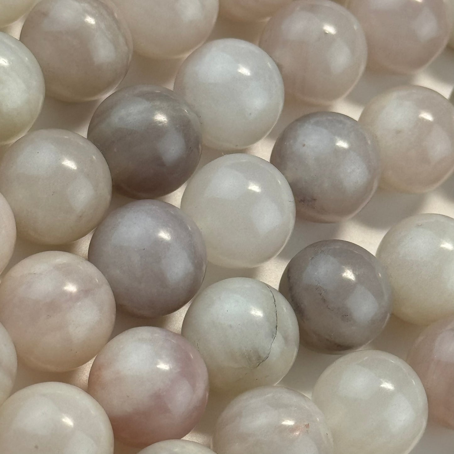 Pink Quartz Polished Round Beads image 5