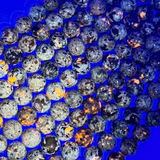 Yooperlite Beads - Polished Round Beads