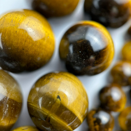 Tiger's Eye Brown Polished Round Beads (AAA Quality)