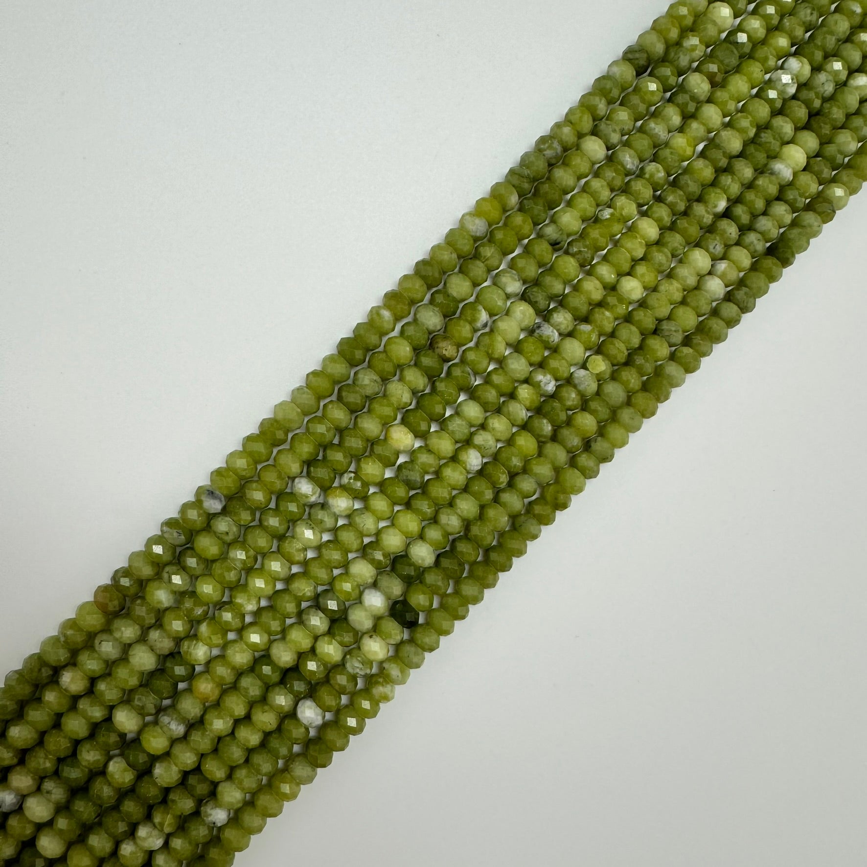 Serpentine Faceted Rondelle Beads (6x4mm) image 4