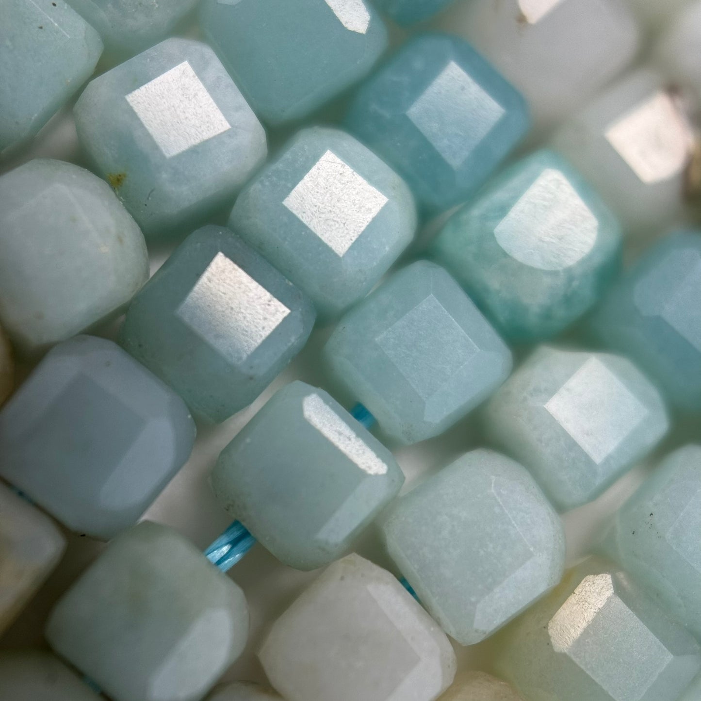 Ocean Jasper Square Beads image 1