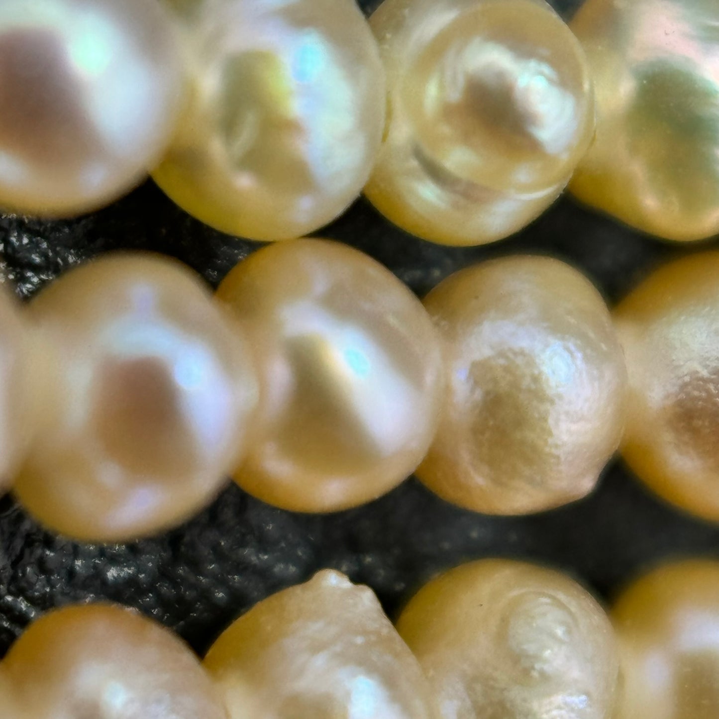 White and Peach Pearl 3.5x2.5mm - Perfect for Jewellery Crafting image 1