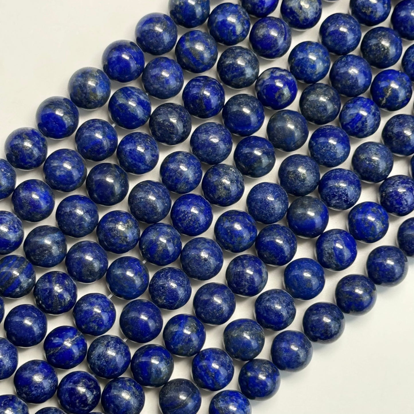 Lapis Lazuli AAA Polished Round Beads image 10