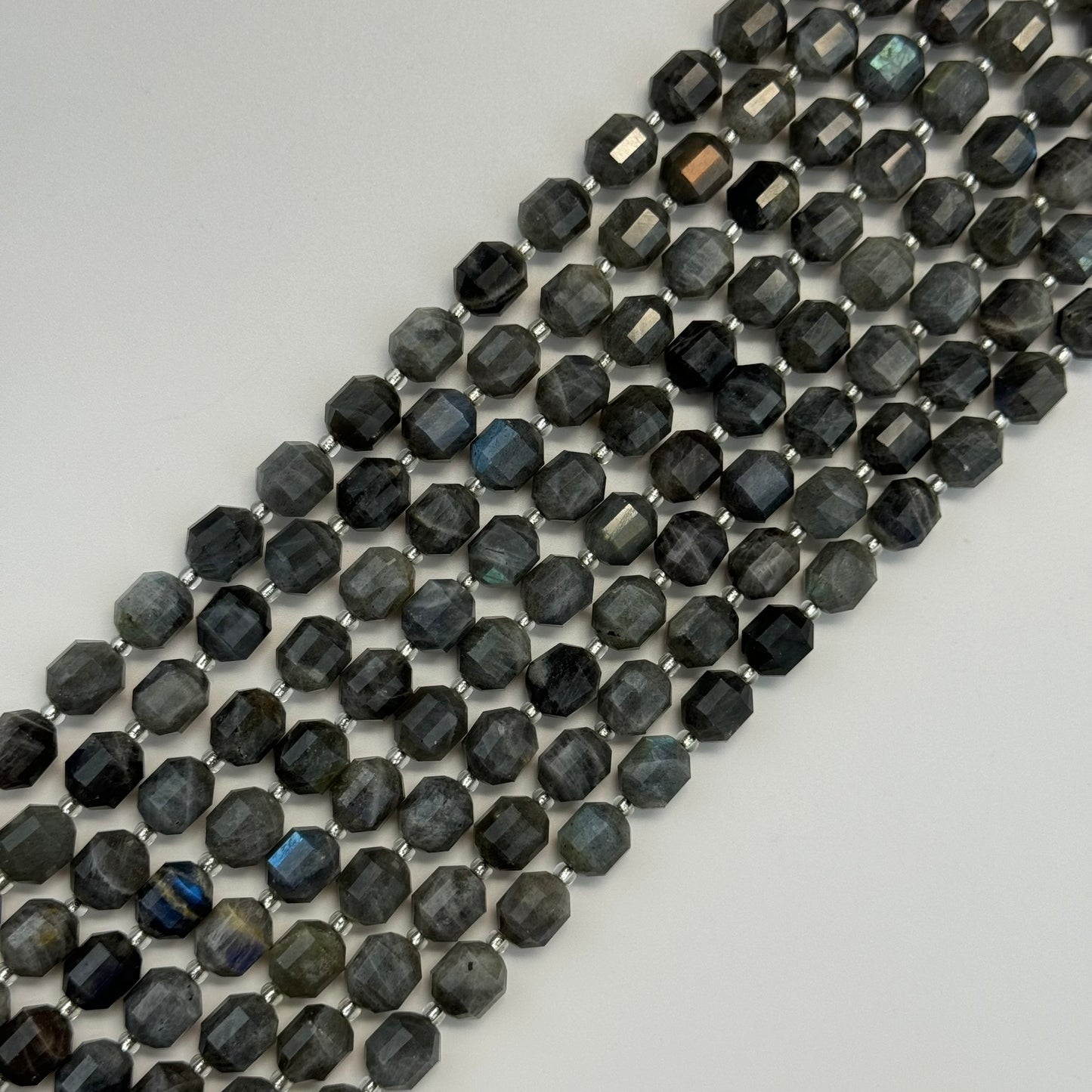 Labradorite Dodecahedron Beads image 4