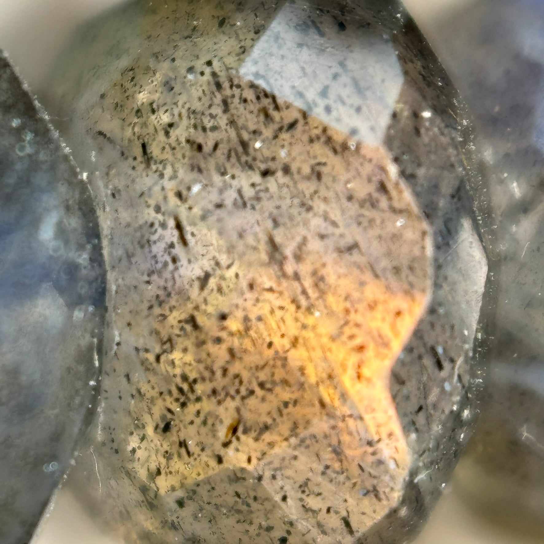 Faceted Labradorite Rondelle Beads - AAA Quality image 6