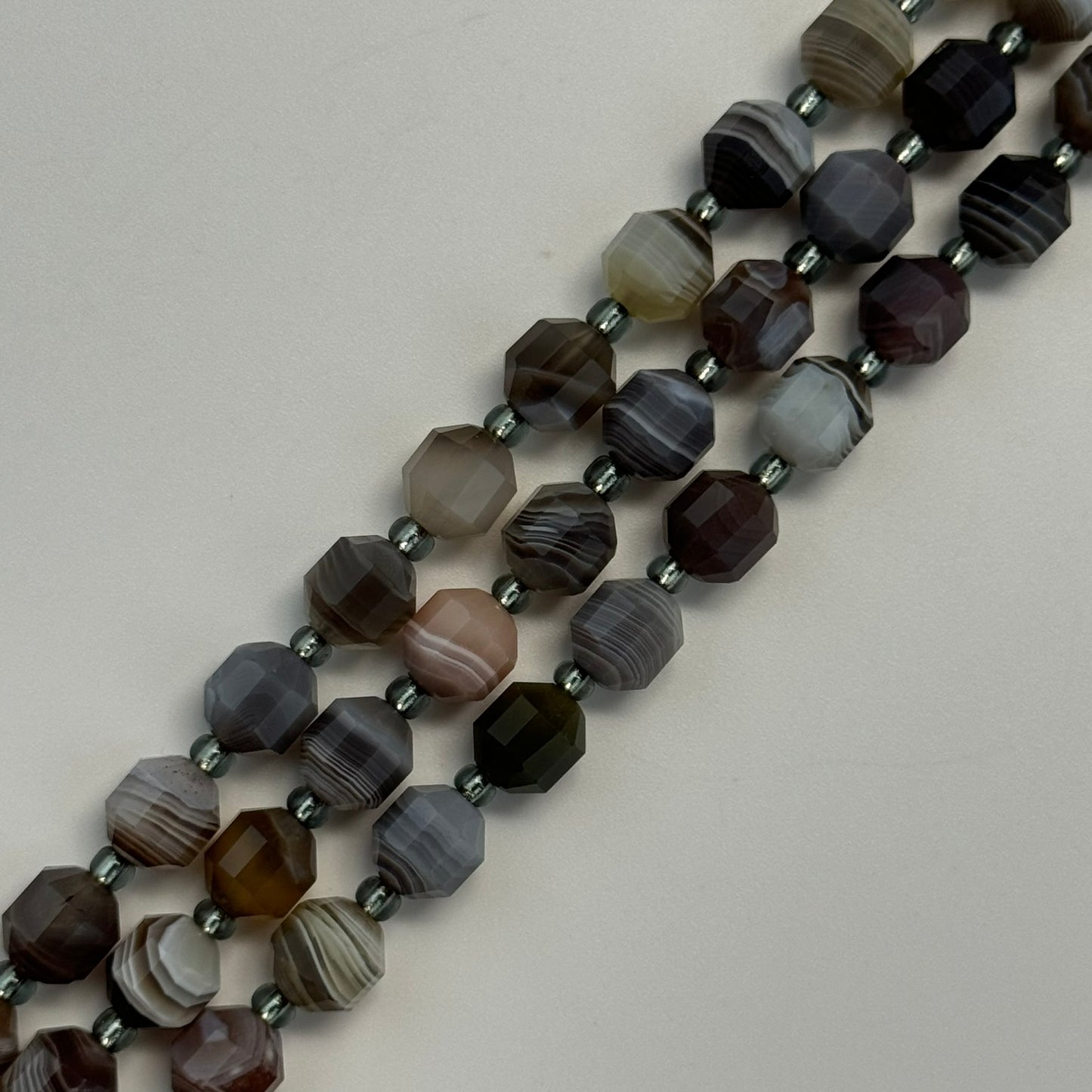 Botswana Agate Dodecahedron Beads image 3