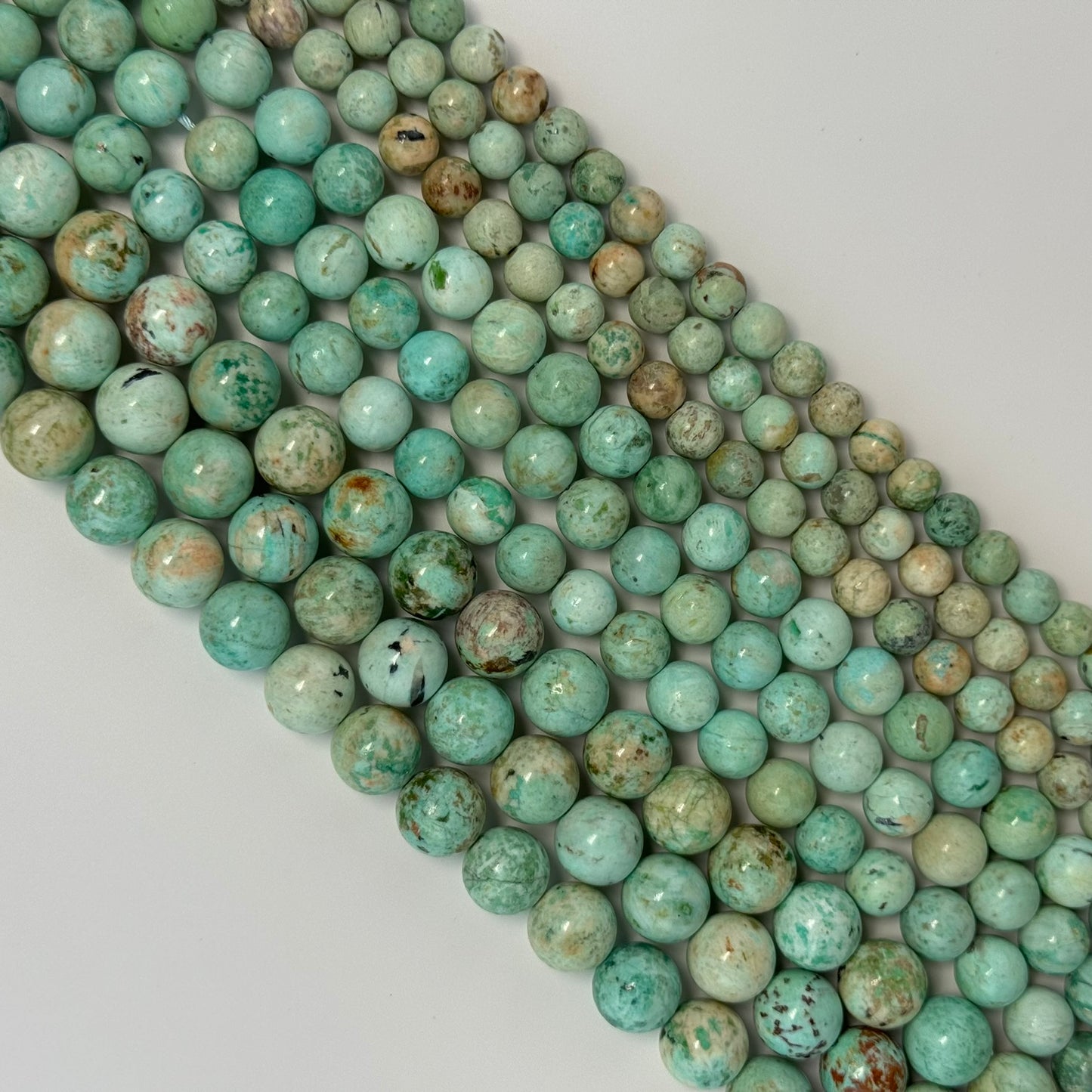 Peruvian Turquoise Polished Round Beads image 3