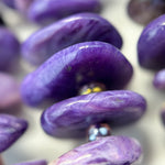 Charoite Blade Polished Beads image 2