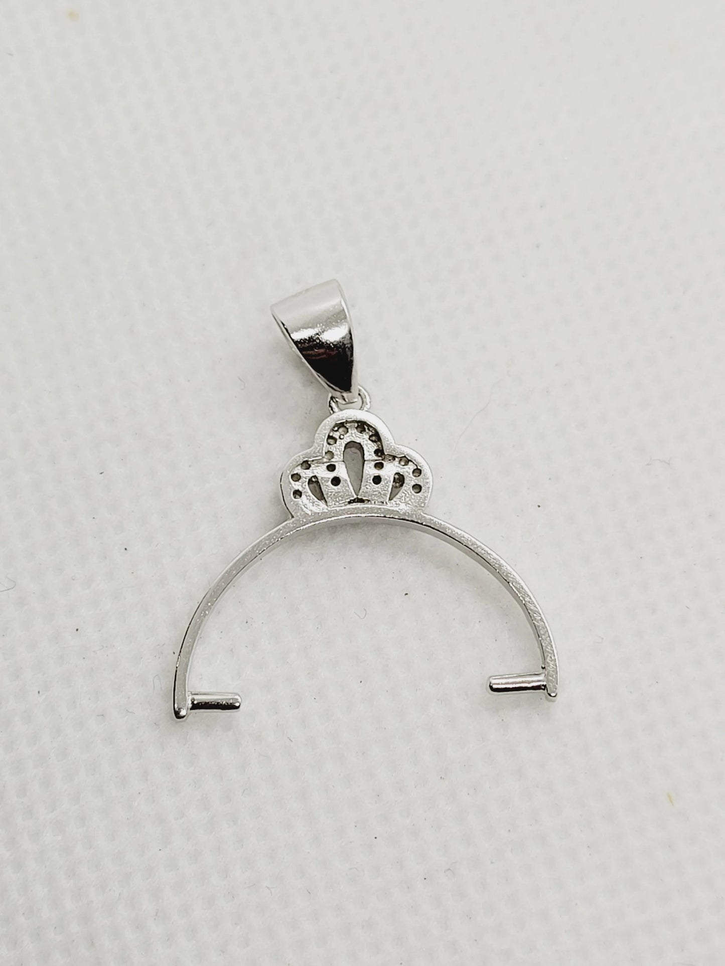 Crown Bail with Cubic Zirconia (3 sizes) image 5