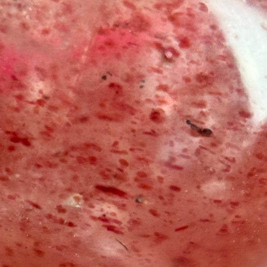 Strawberry Quartz Polished Round Beads