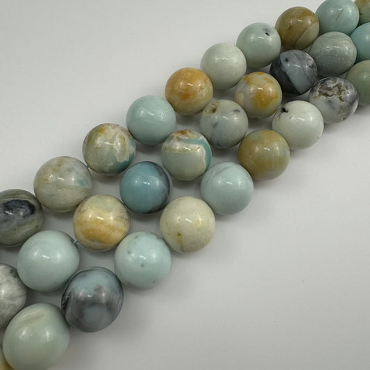 Jasper Ocean Polished Round Beads (AB Quality)