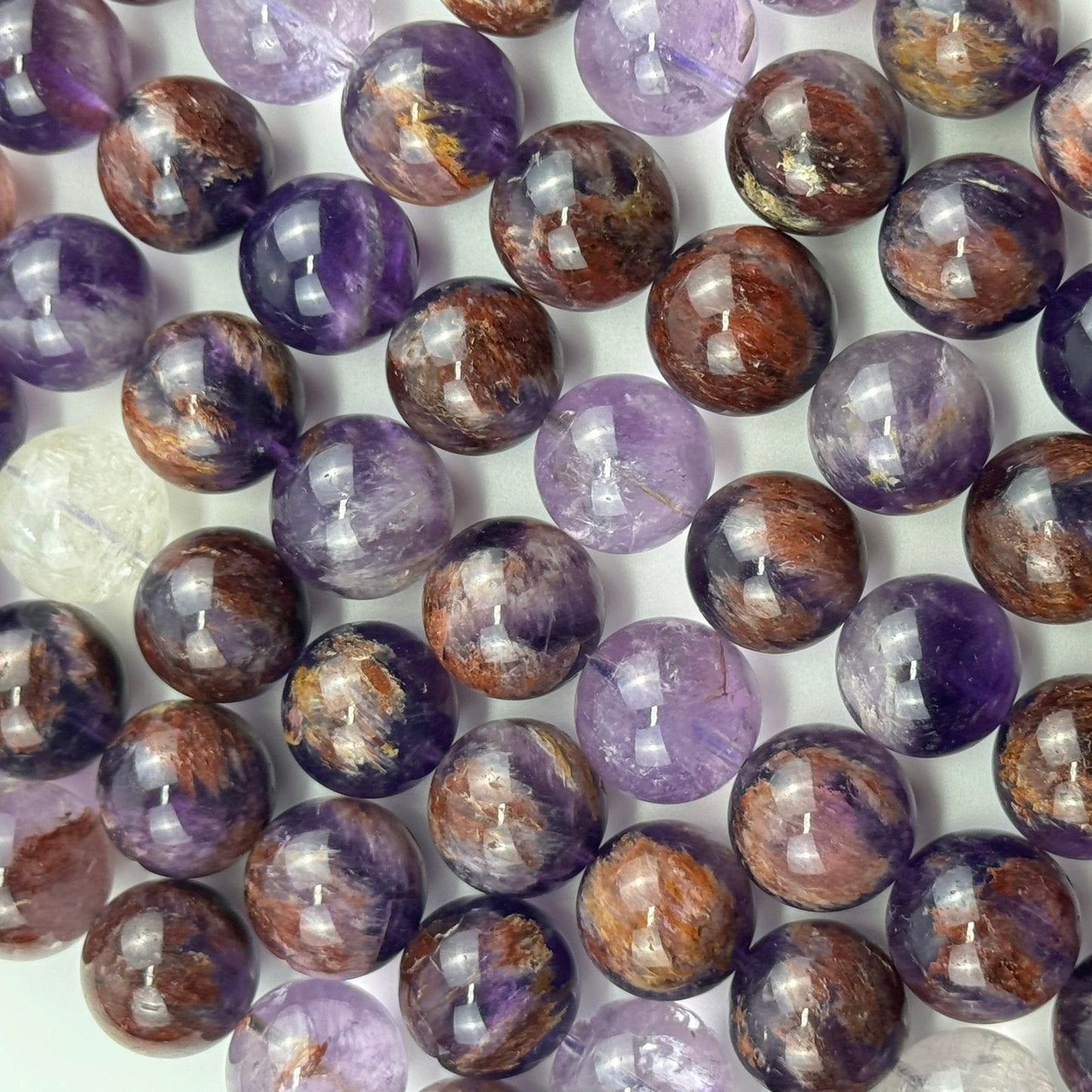 Garden Amethyst Polished Round Beads image 5