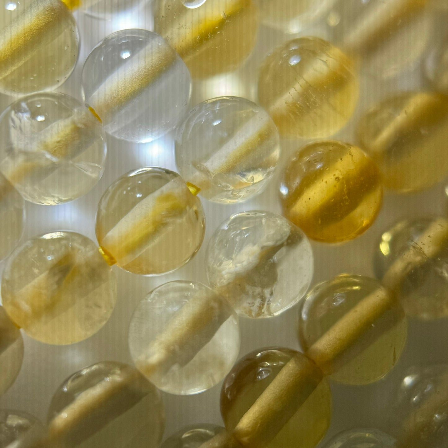 Citrine Polished Round Beads image 3
