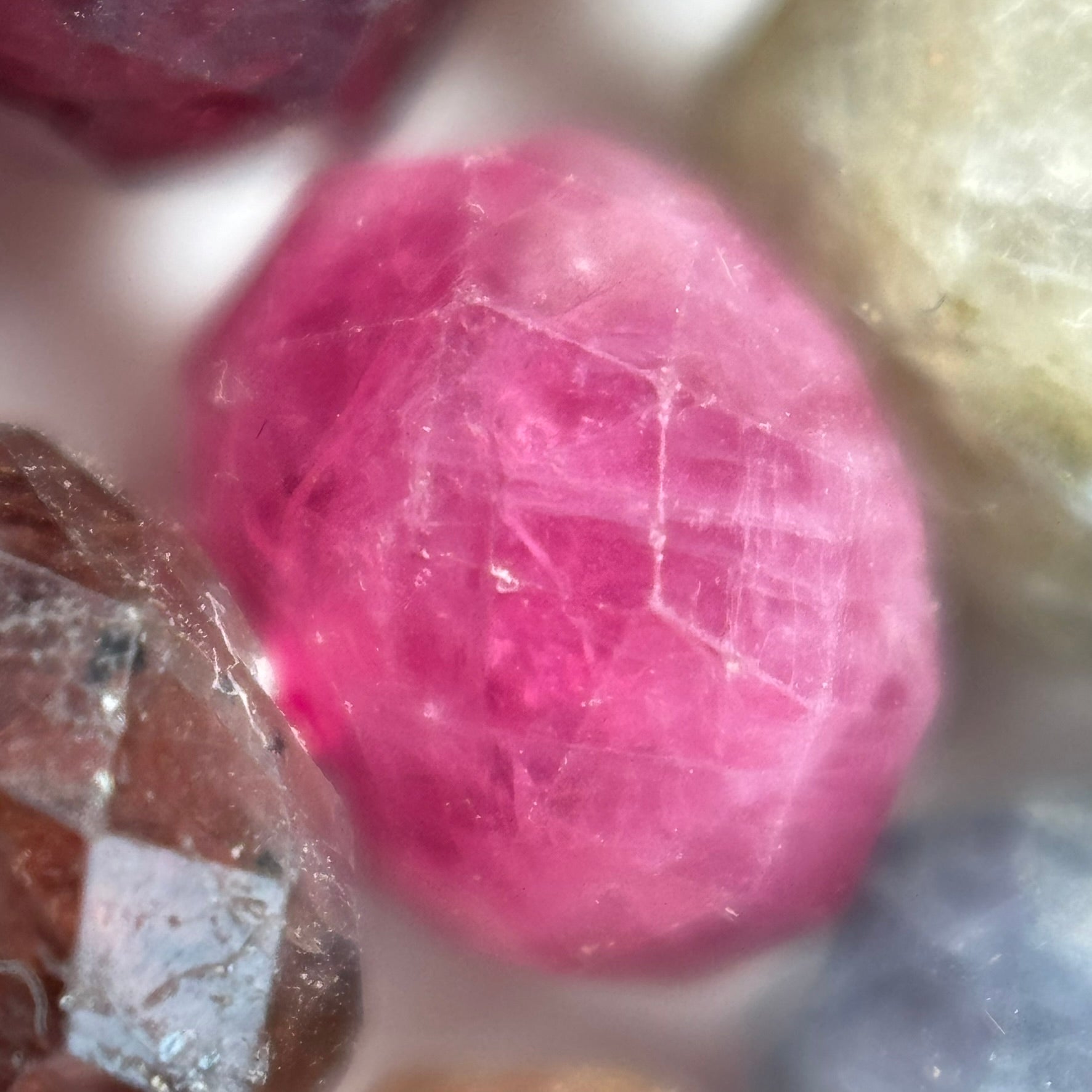 Spinel Faceted Rondelle Beads (AAA Quality) image 11