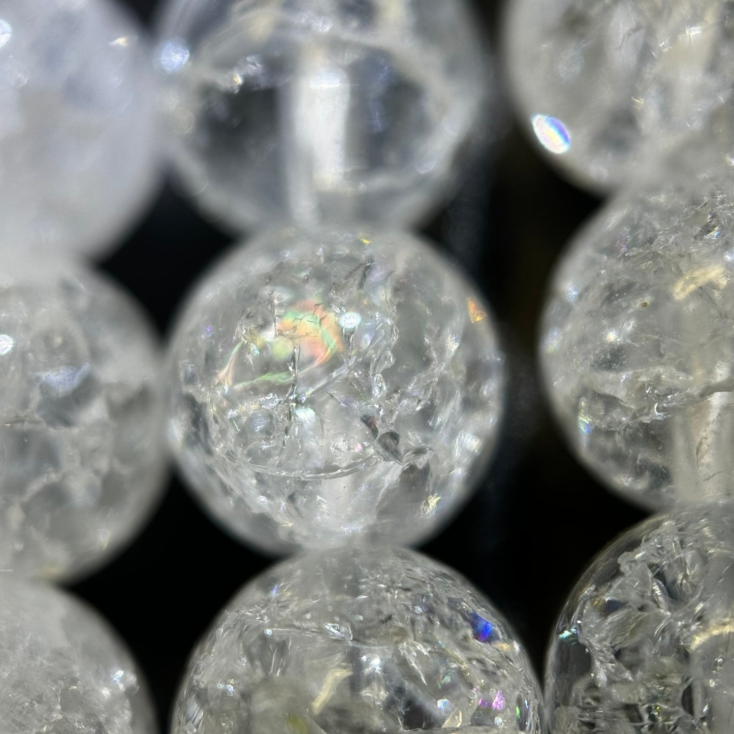 Crackle Quartz Polished Round Beads image 7
