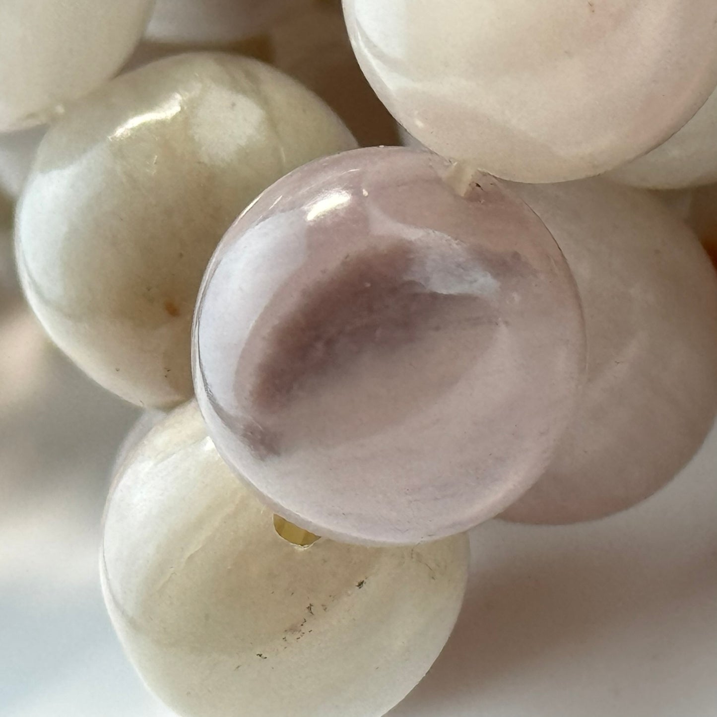 Pink Quartz Polished Round Beads image 6