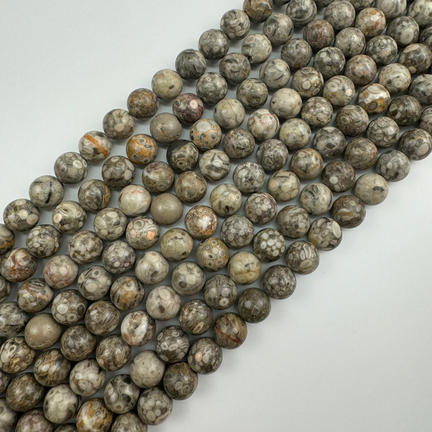 Oolite Polished Round Beads image 7