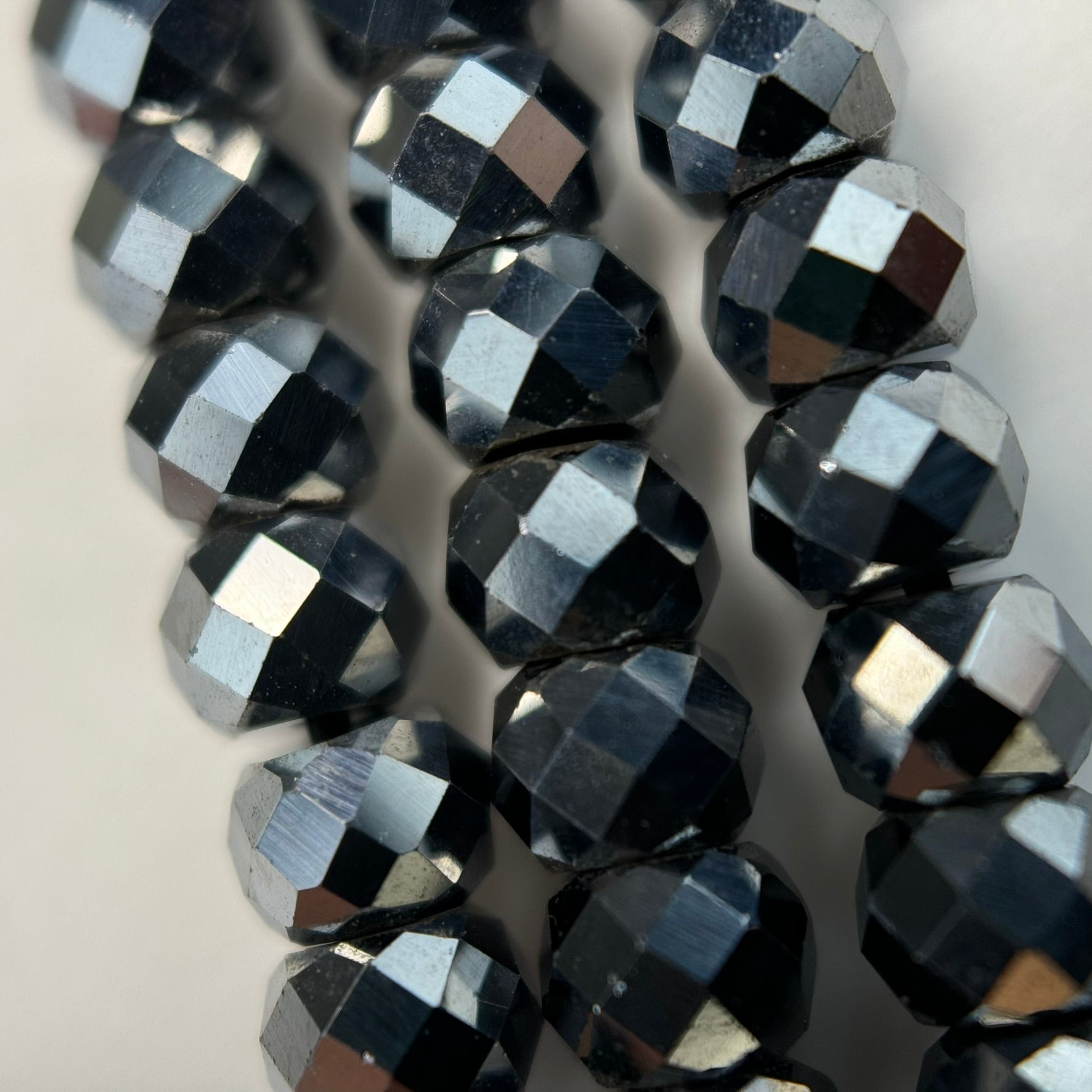 Terahertz Faceted Rondelle Beads image 7