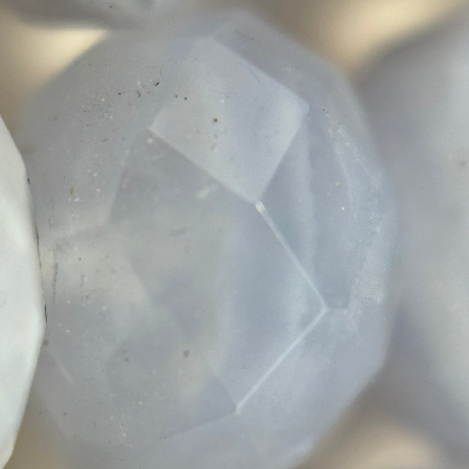 Blue Lace Agate Faceted Rondelle Beads image 6