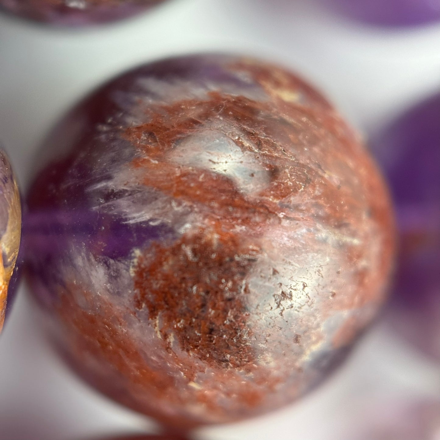 Garden Amethyst Polished Round Beads image 8