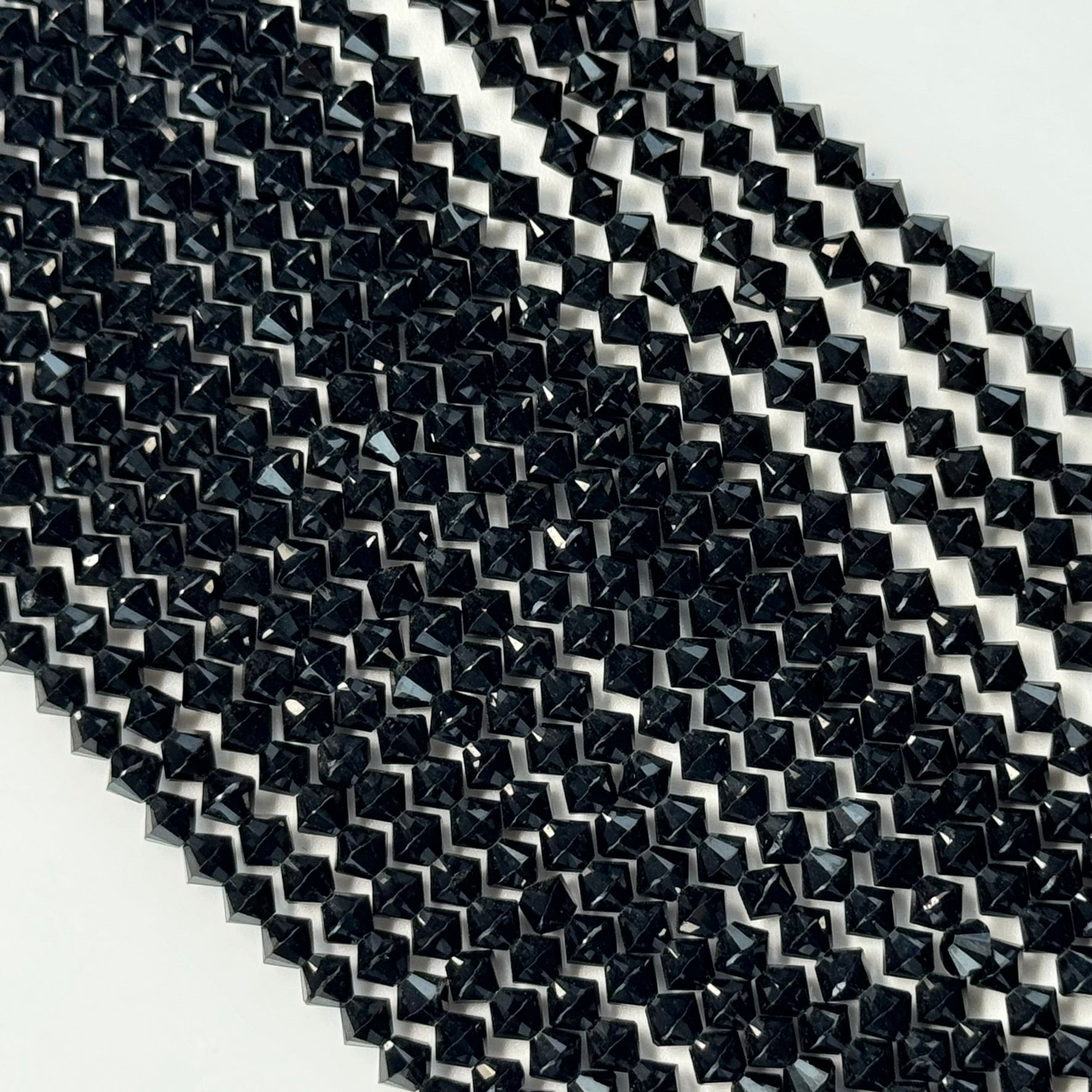 Black Spinel Space Ship Beads image 6