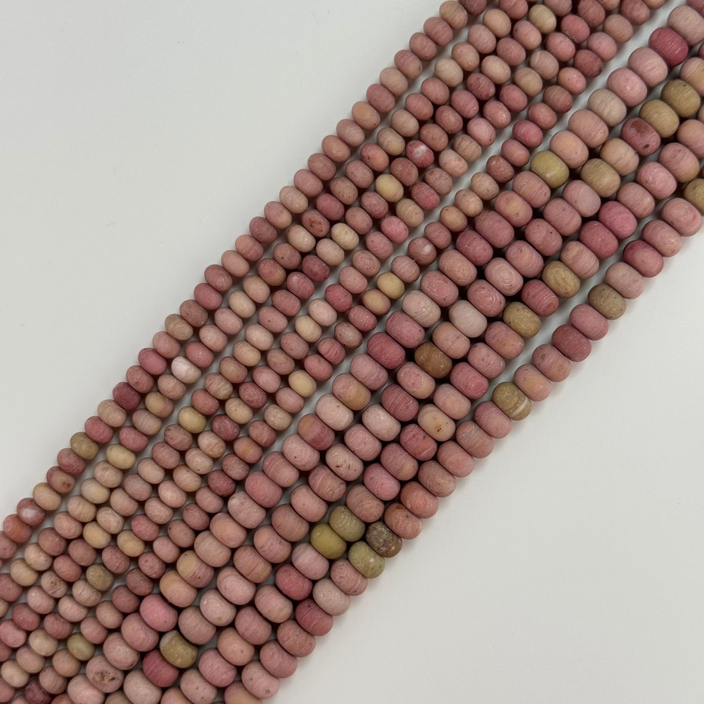 Rhodonite Rondelle Beads image 2