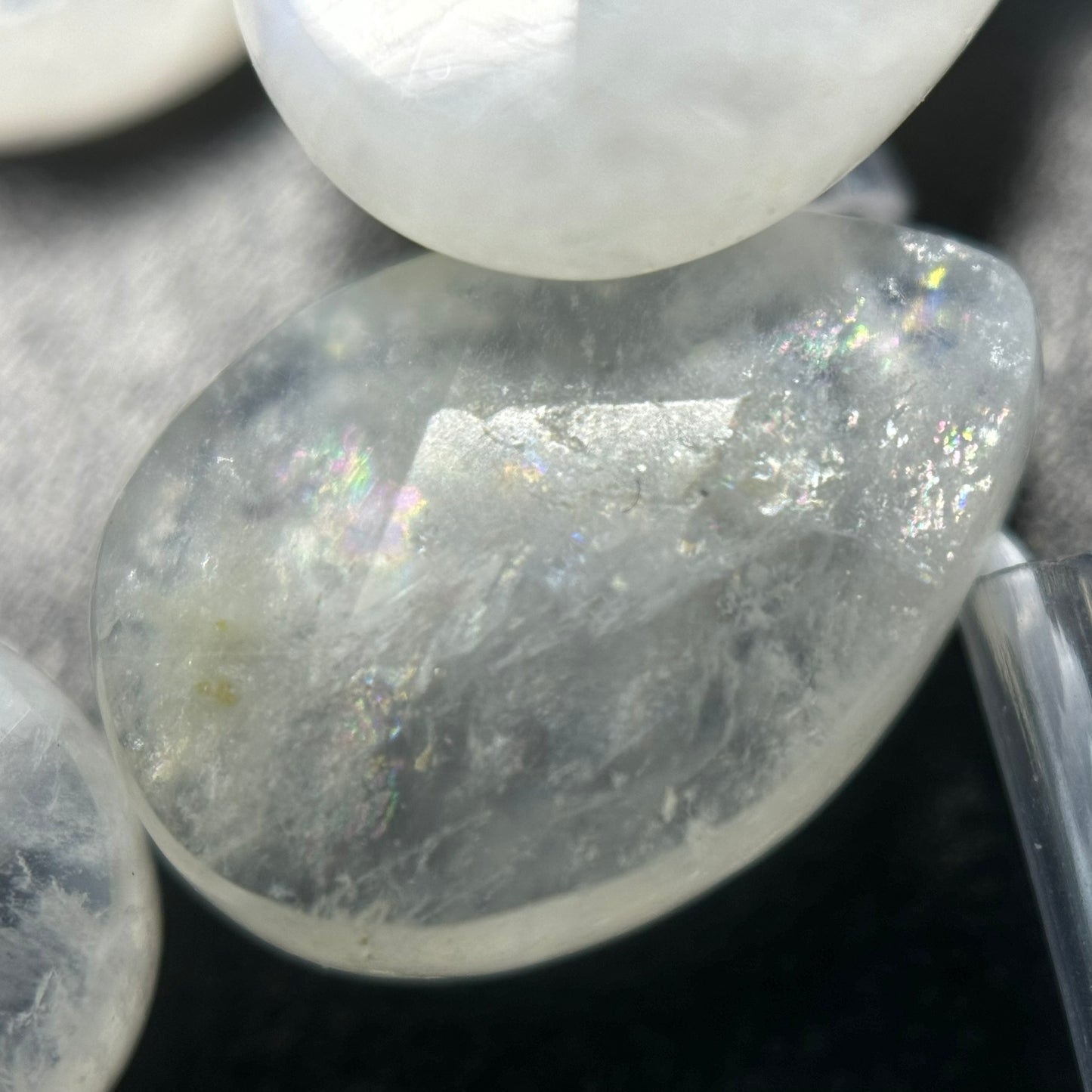 Rainbow Moonstone Faceted Pear Shape Beads image 9