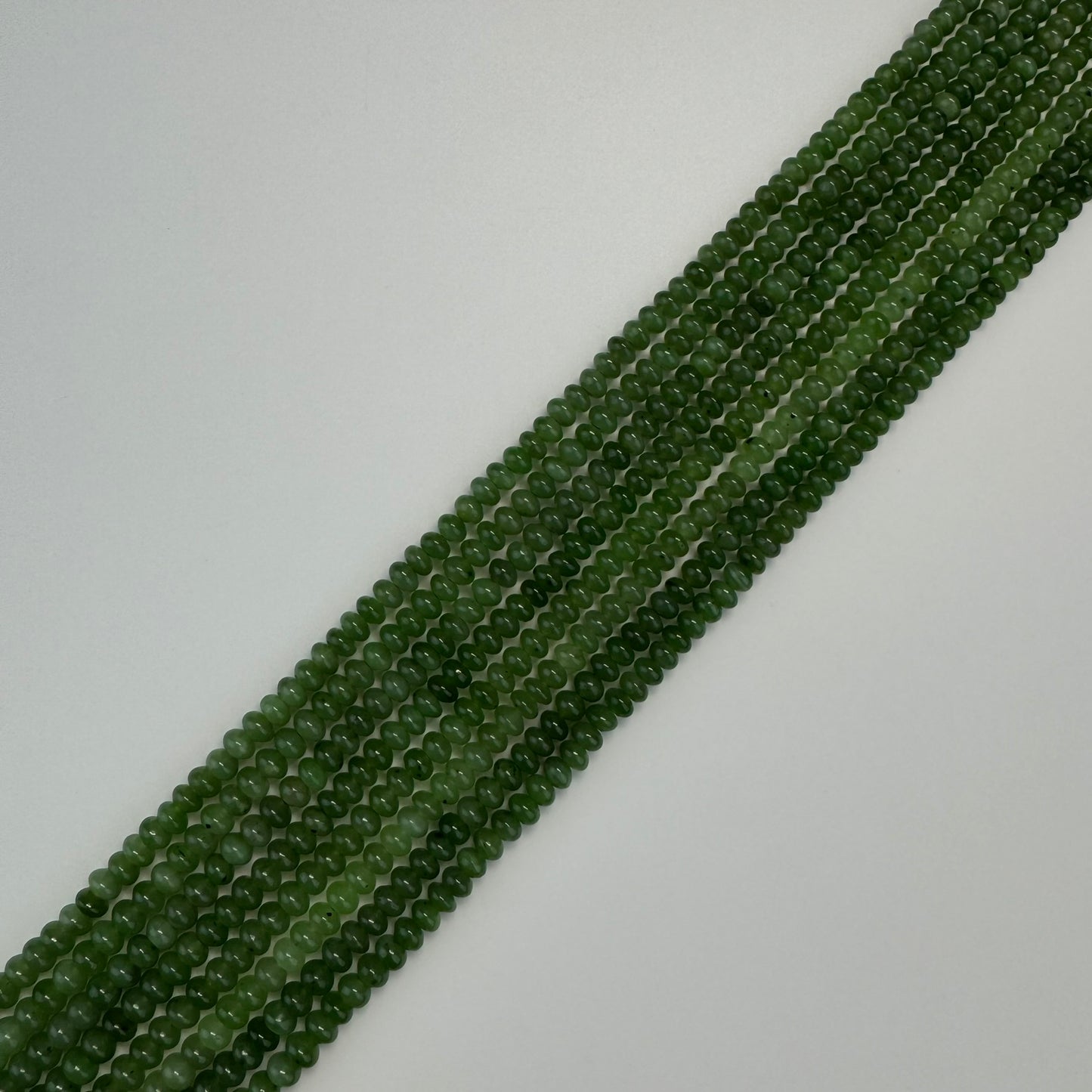 BC Jade AAA Rondelle Polished Beads image 6