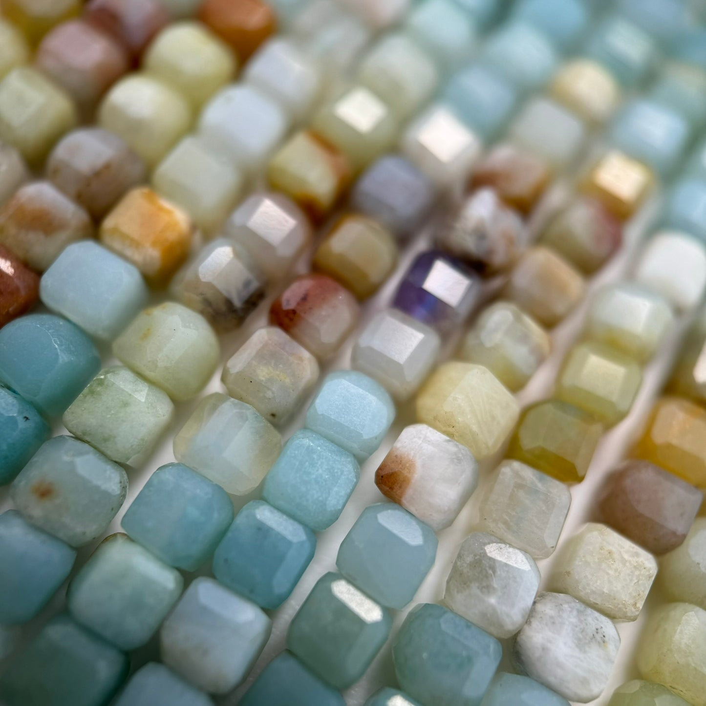 Ocean Jasper Square Beads image 2