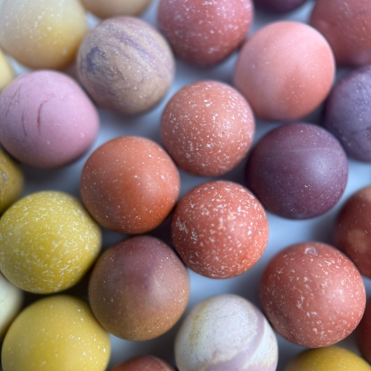 Mookaite Frosted Round Beads image 5