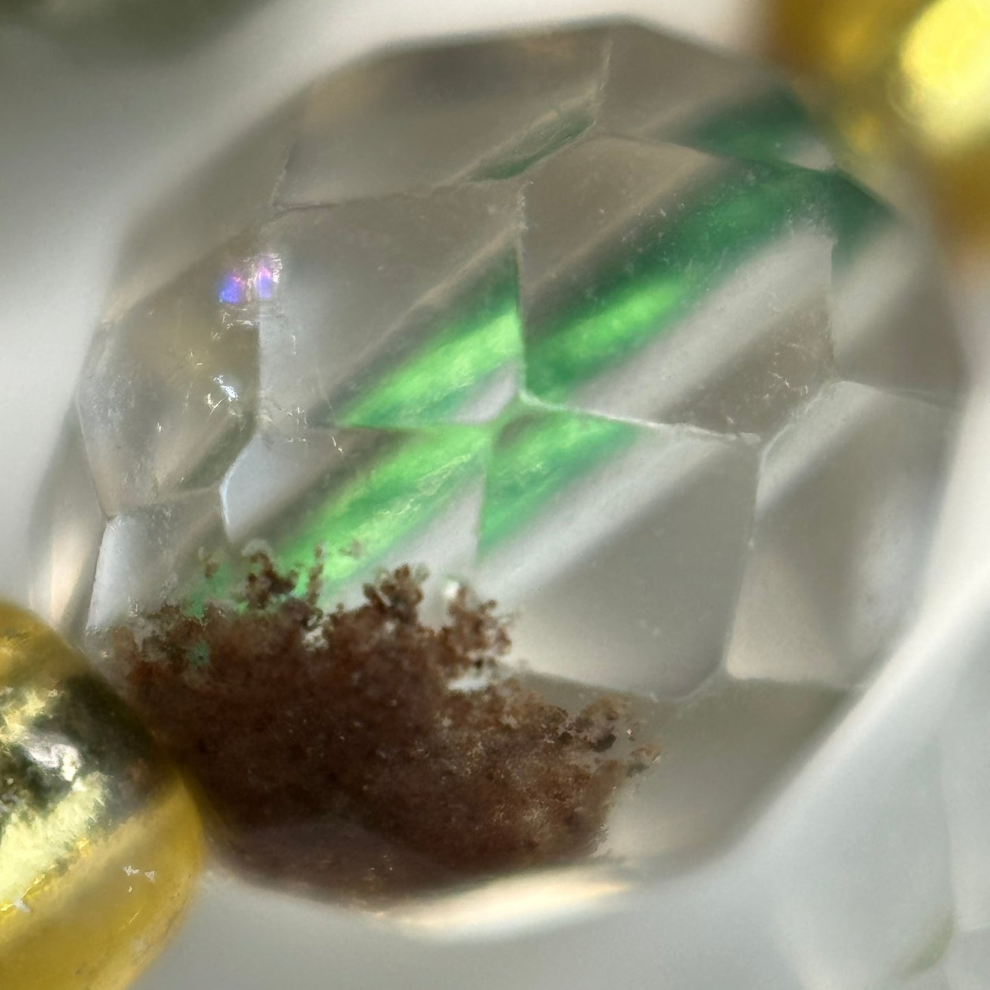 Lodalite (Chlorite) Faceted Barrel 8×6 mm Beads image 4