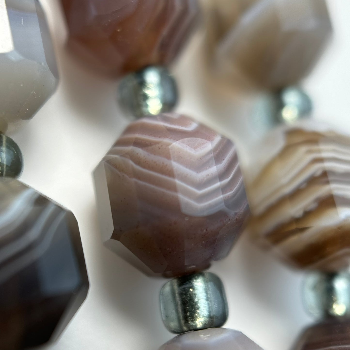 Botswana Agate Dodecahedron Beads image 7