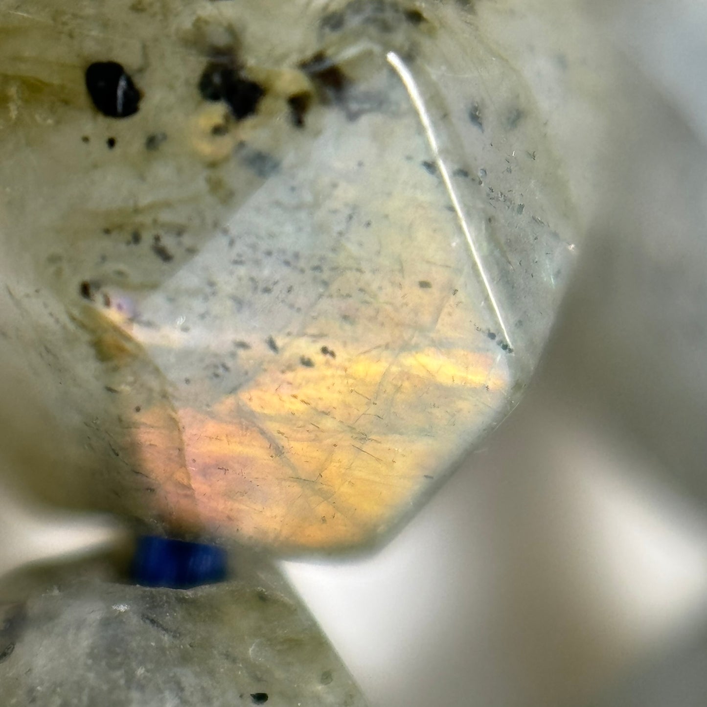 Labradorite Faceted Diamond Cut Beads image 7