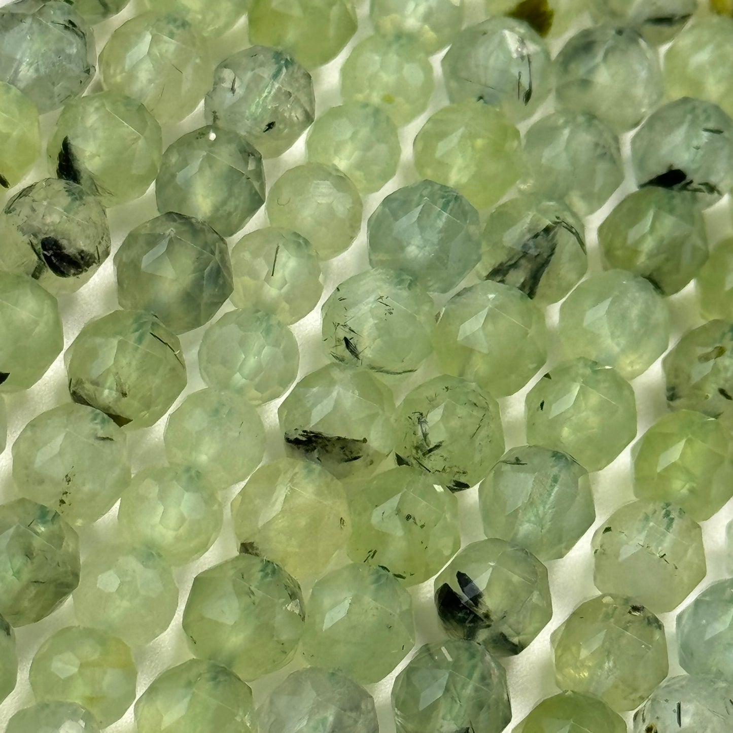 Prehnite Faceted Round Beads image 3