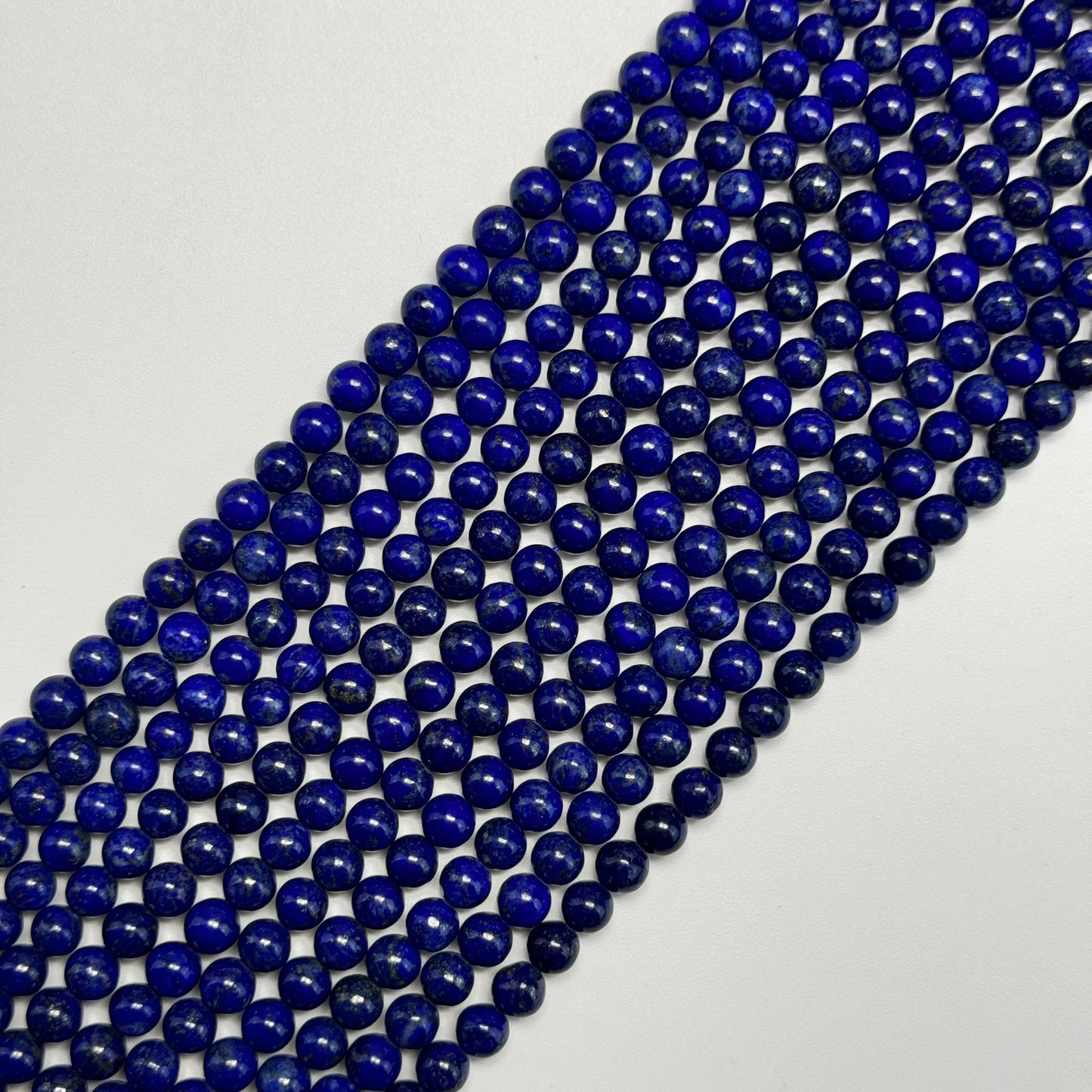 Lapis Lazuli AAA Polished Round Beads image 3