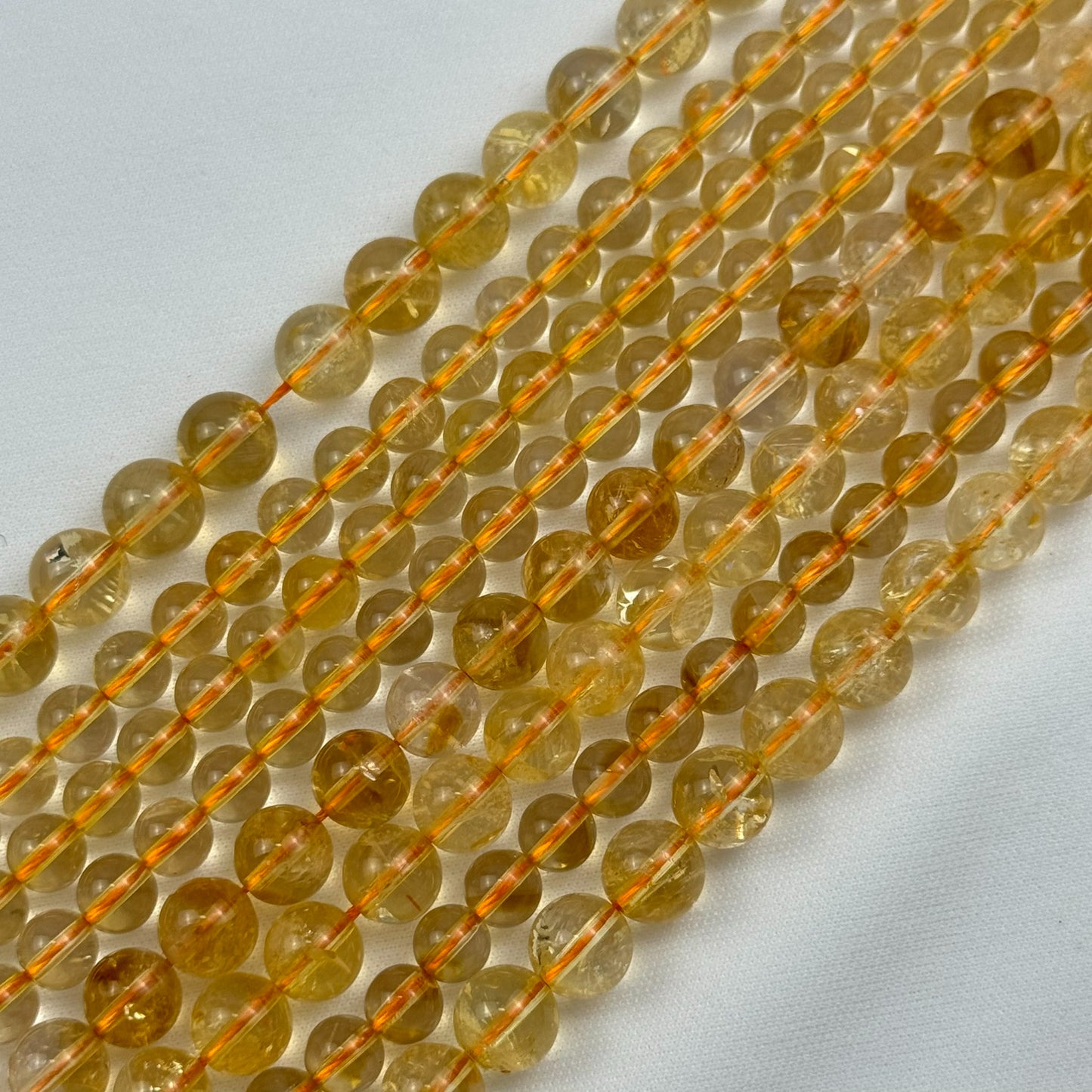 Citrine Polished Round Beads image 2