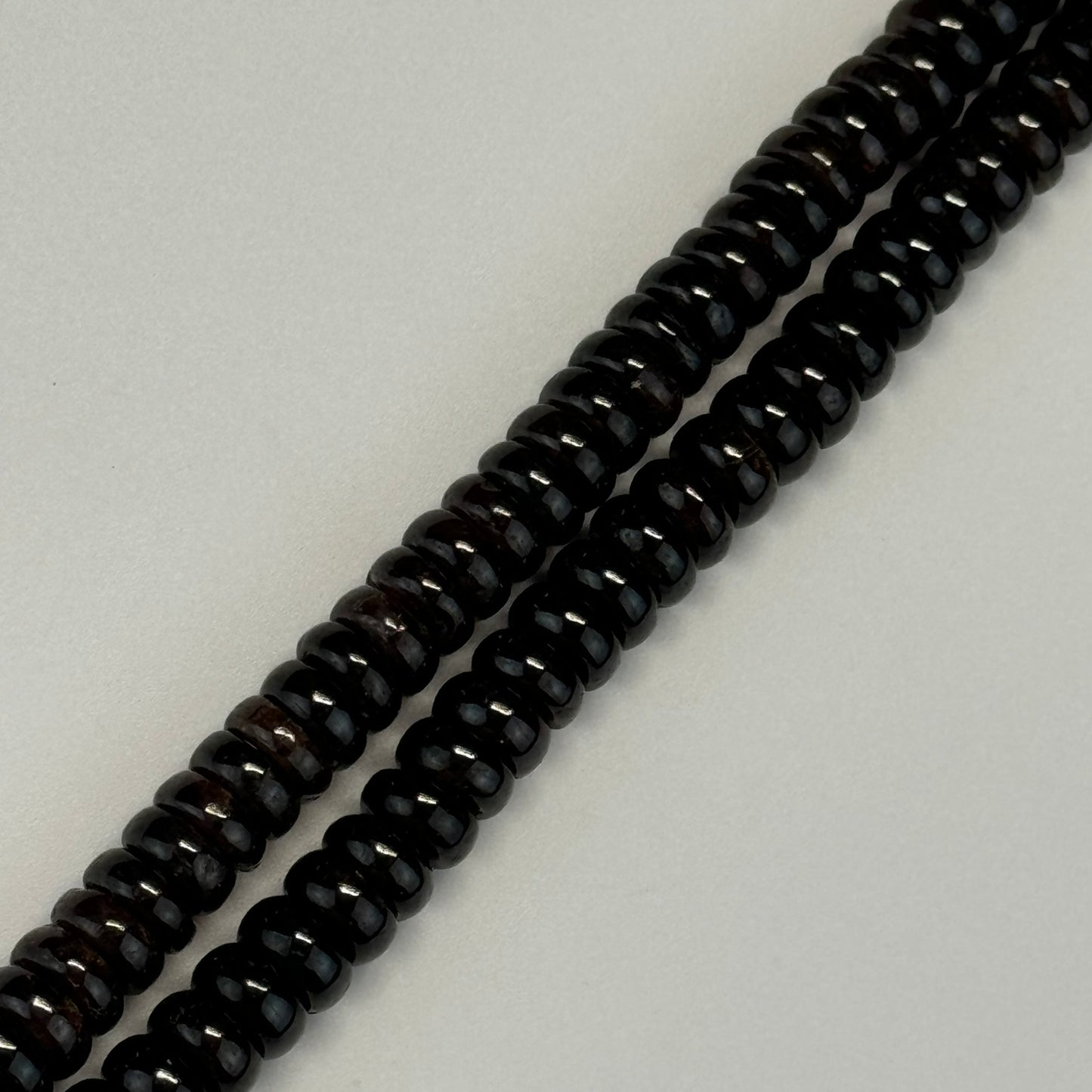 Pyrope Garnet Rondelle Polished Beads image 3