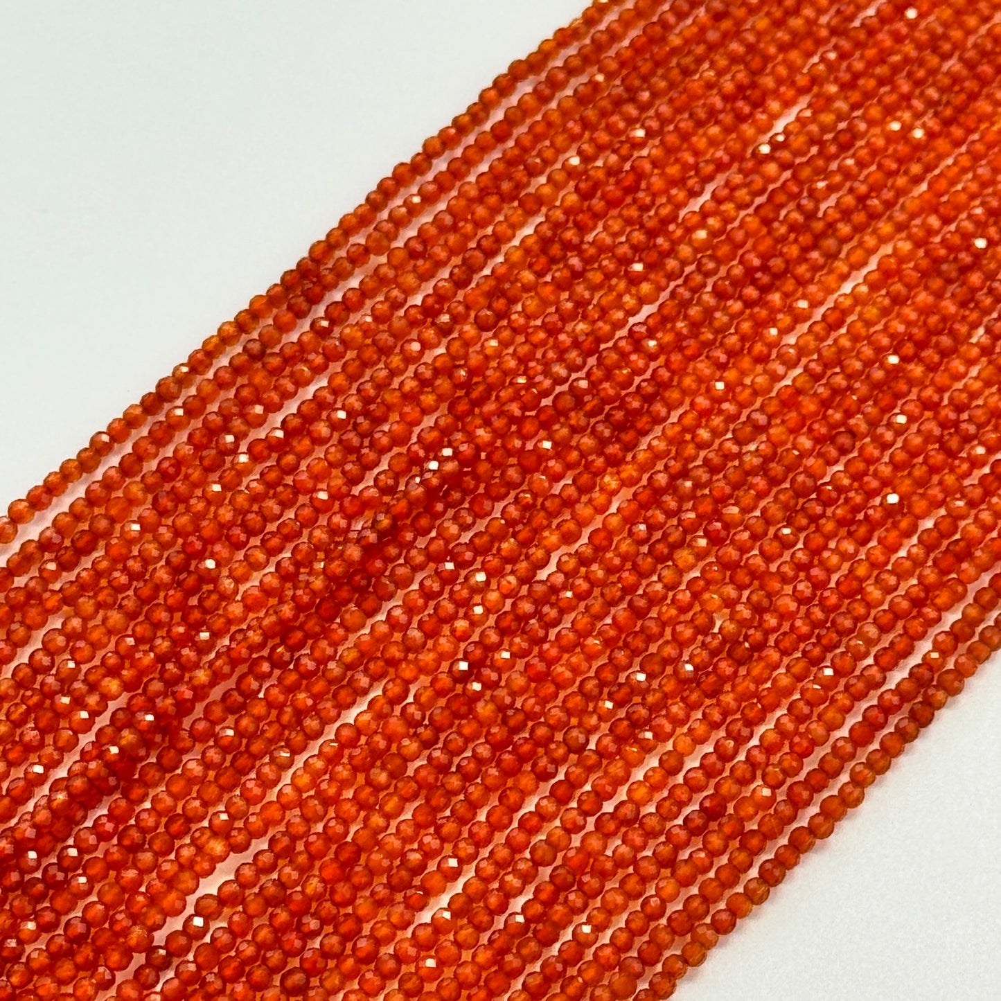 Carnelian Faceted Round Beads image 7
