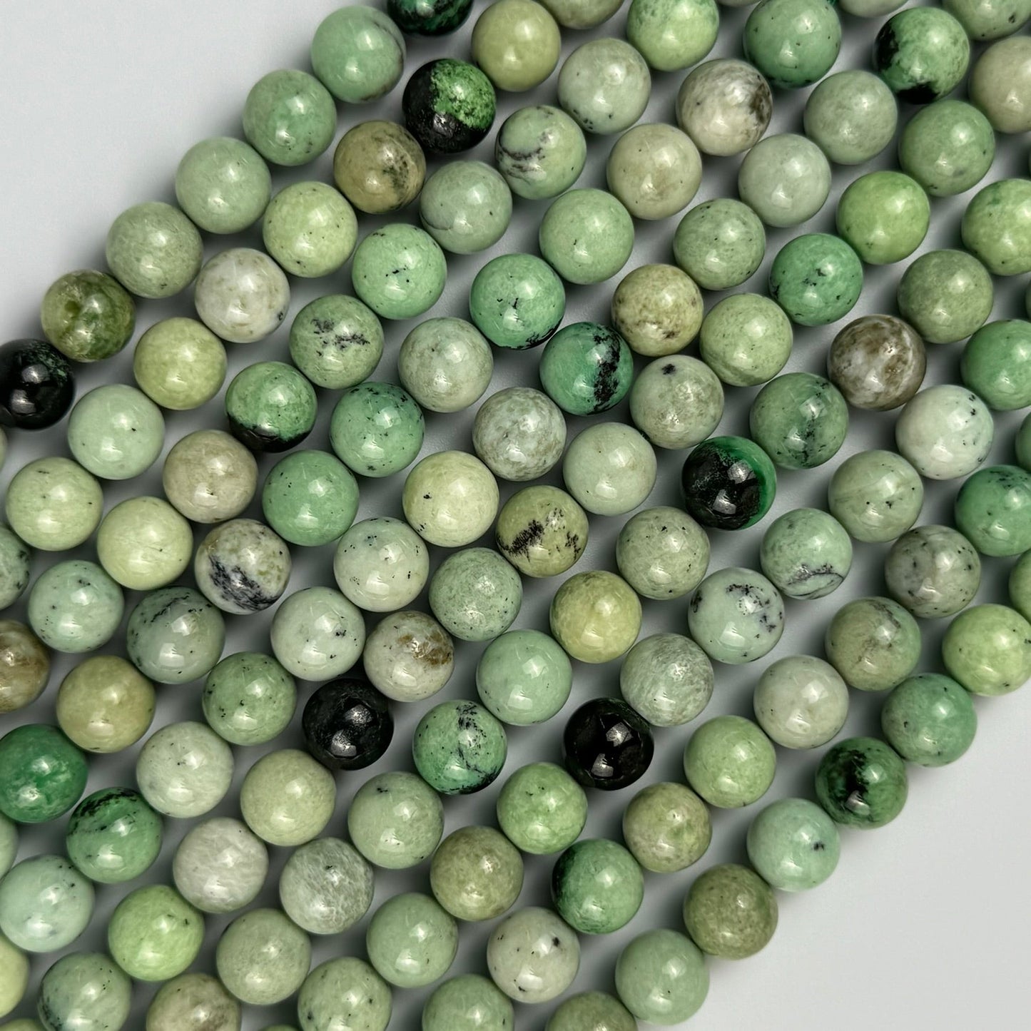Hydrogrossular Garnet Polished Round Beads image 4