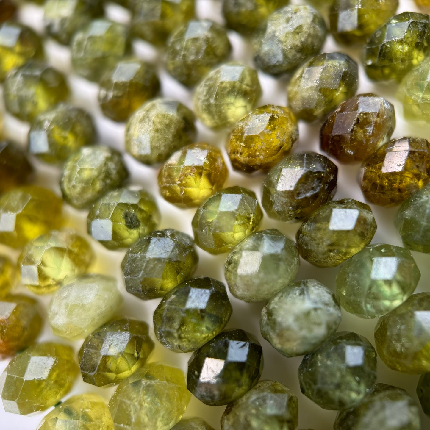 Garnet Faceted Rondelle Beads image 12