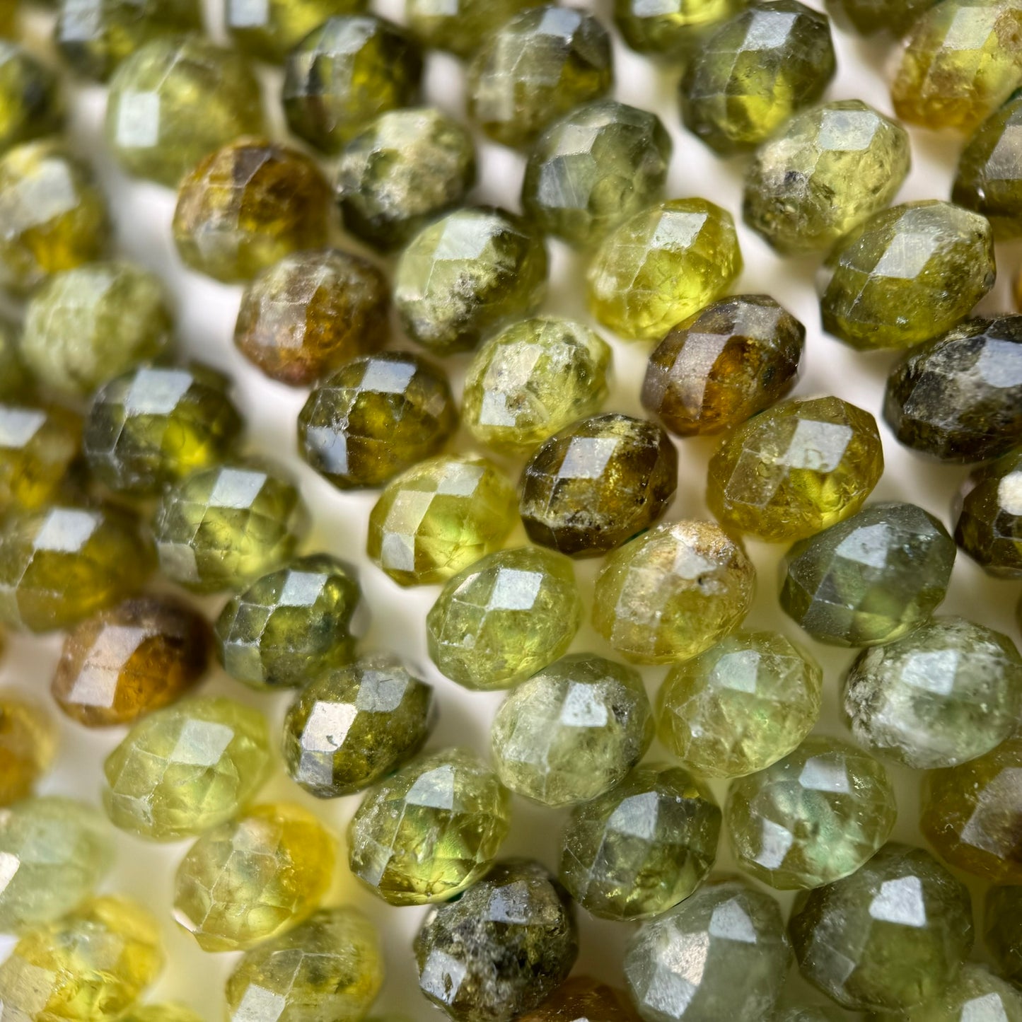 Garnet Faceted Rondelle Beads image 10