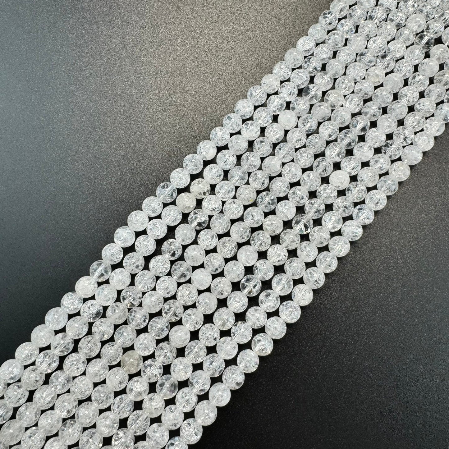 Crackle Quartz Polished Round Beads image 4