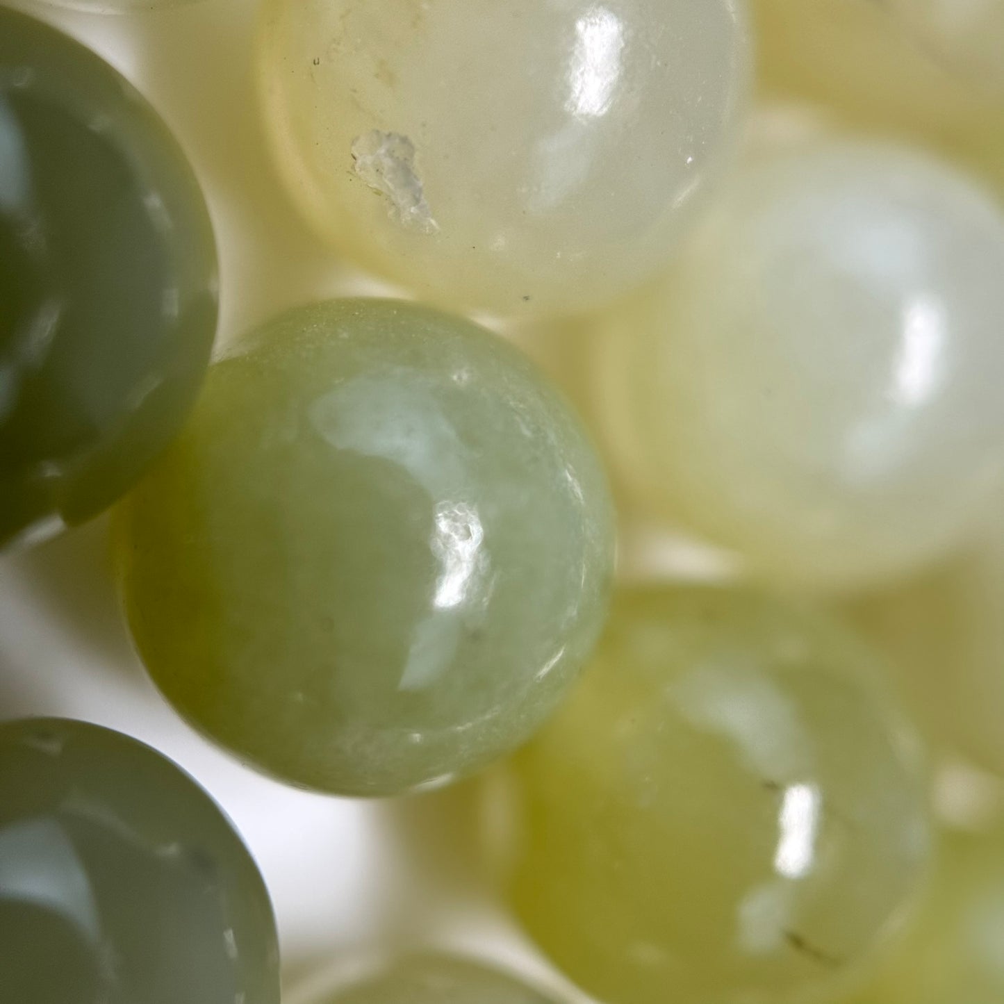 Hetian China Jade Polished Round Beads image 5