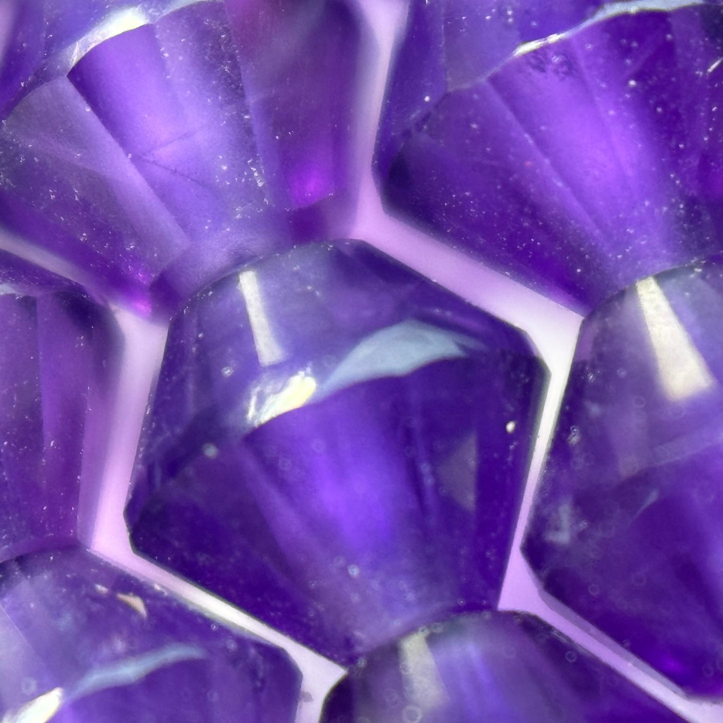 Amethyst Space Ship Beads image 1